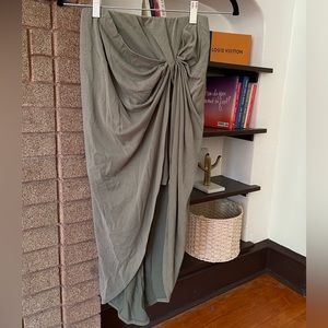 Sexy green skirt🤩